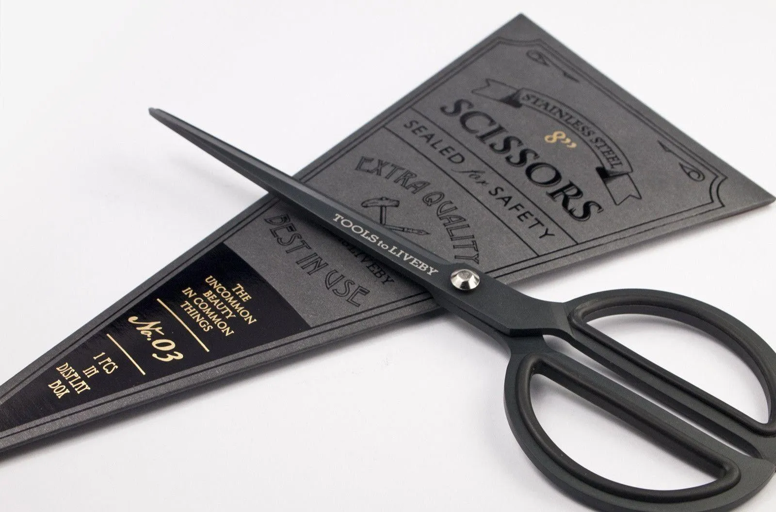 Tools to Liveby Black Scissors 8"