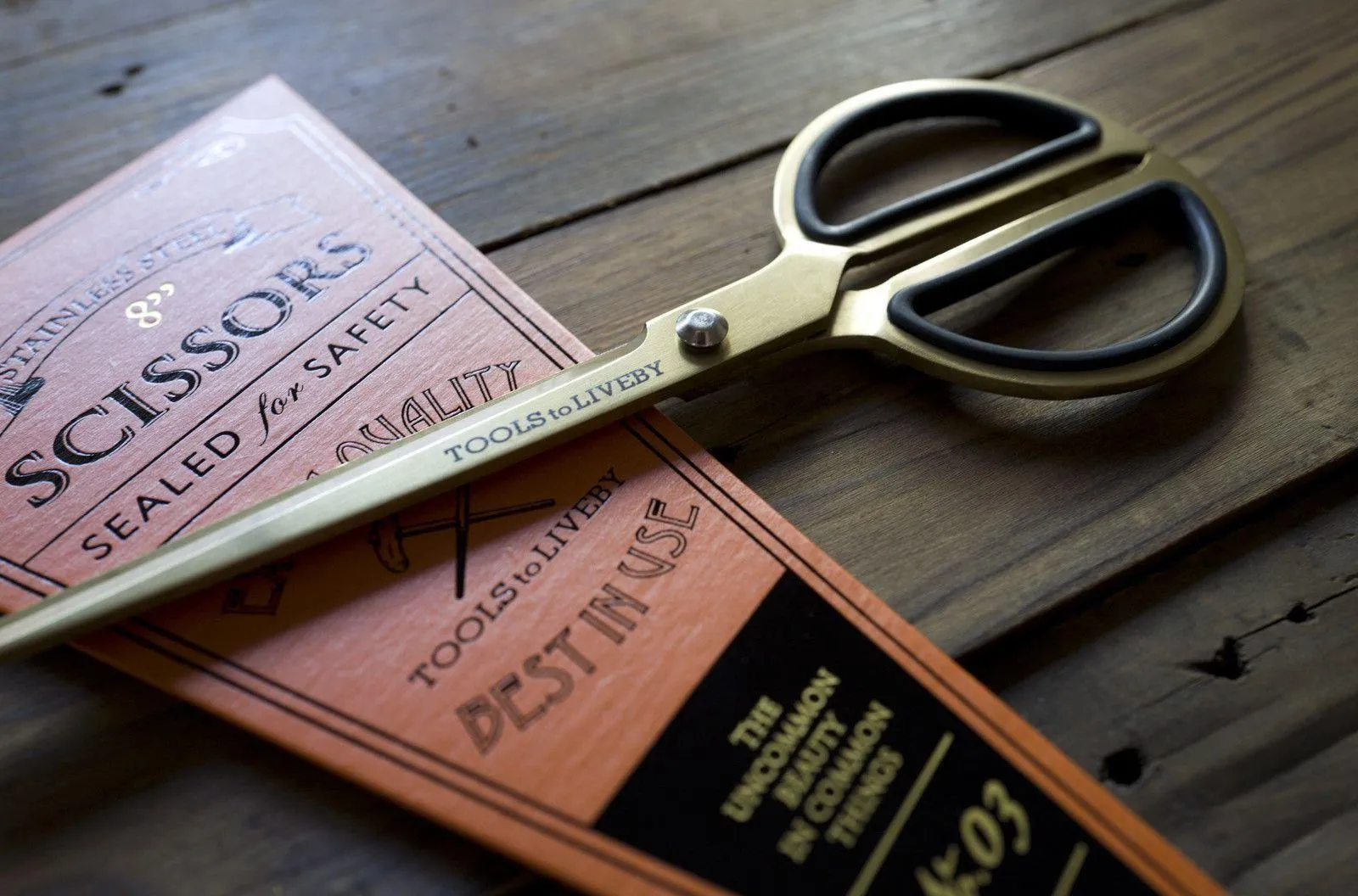 Tools to Liveby Gold Scissors 8"