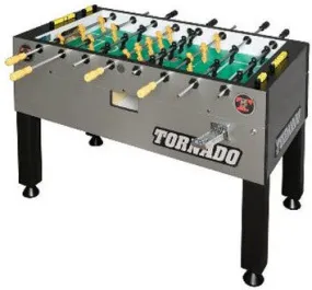 Tornado Platinum Tour Edition Foosball Table (Coin)