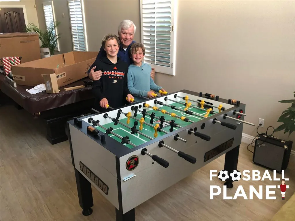 Tornado Platinum Tour Edition Foosball Table (Coin)
