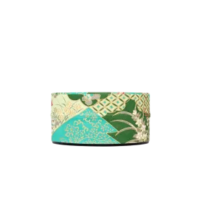 Turquoise Floral Keepsake Tin