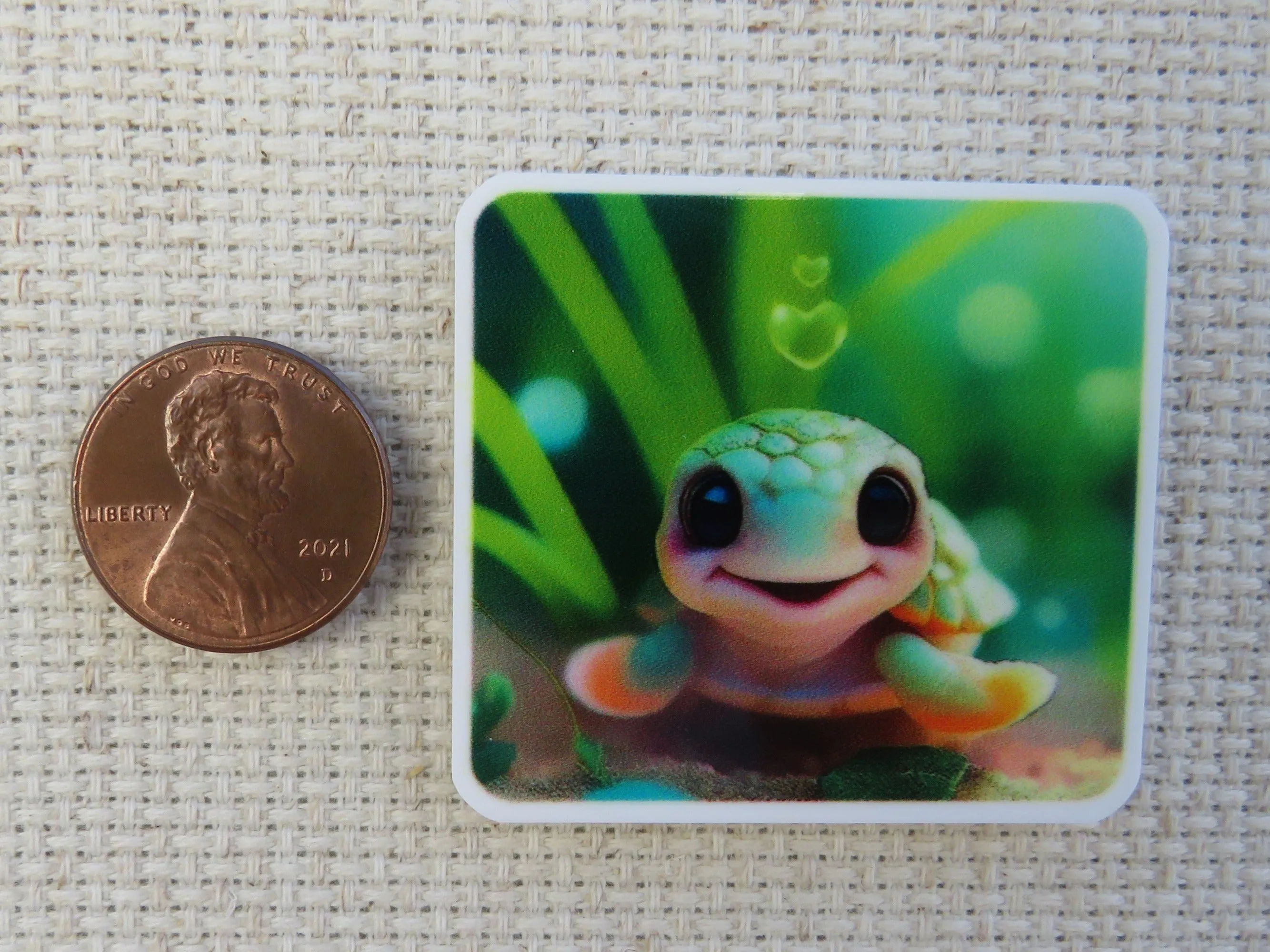 Turtle Love Needle Minder, Cover Minder, Magnet