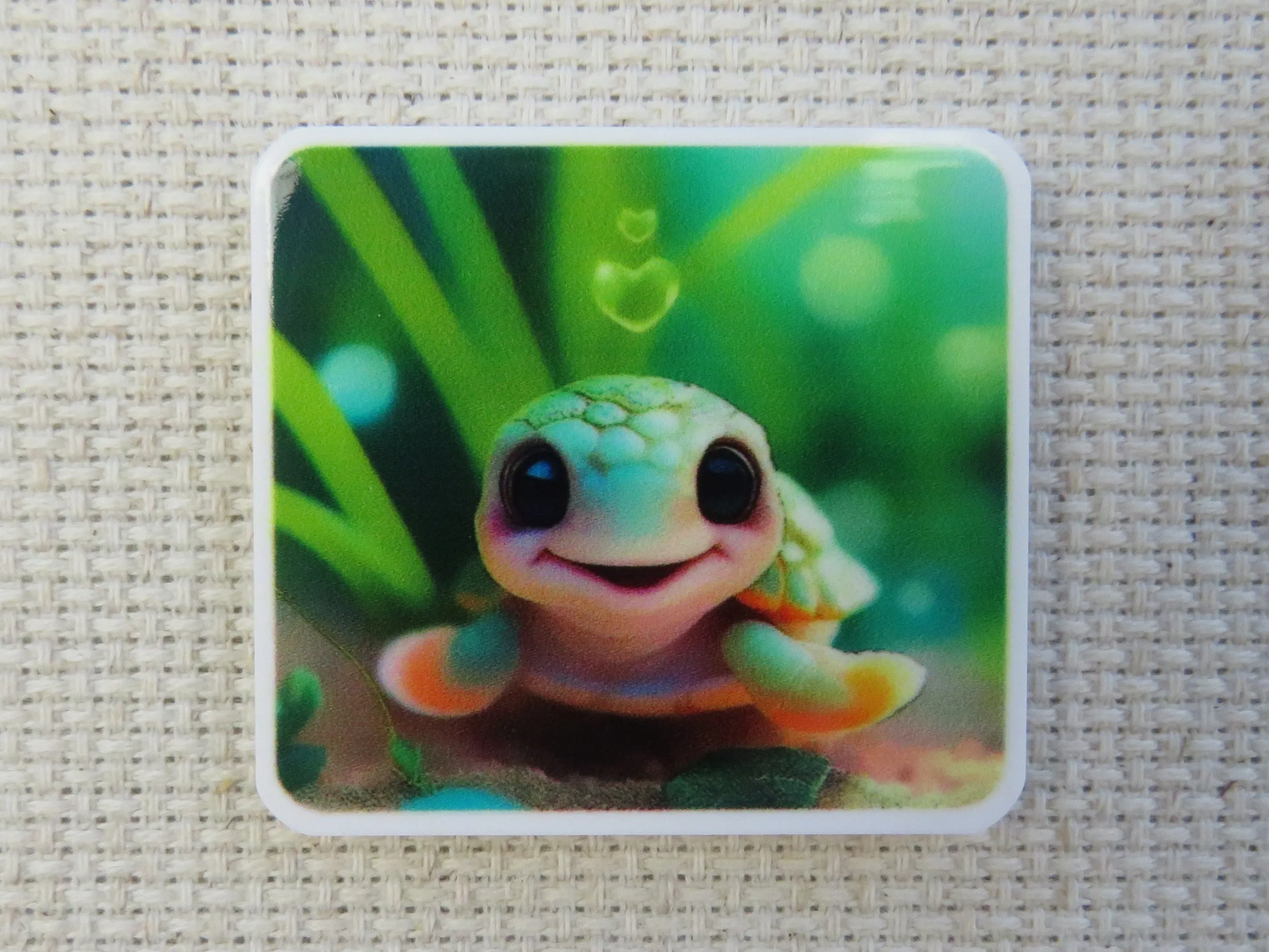 Turtle Love Needle Minder, Cover Minder, Magnet
