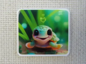 Turtle Love Needle Minder, Cover Minder, Magnet