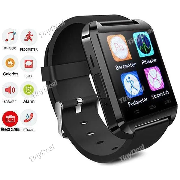 U8S Smart Watch Bluetooth Call SMS Reminder Sedentary Reminder Sleep Monitor Pedometer E-505032-C3