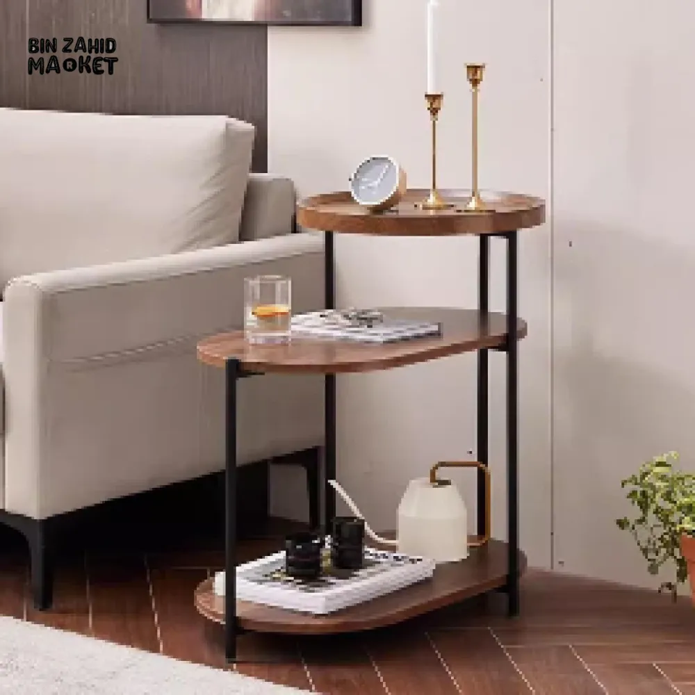 VERSATILE 3-TIERS CORNER SIDE TABLE