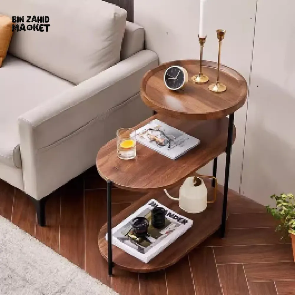 VERSATILE 3-TIERS CORNER SIDE TABLE