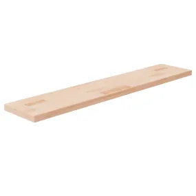 vidaXL Shelf Board 100x20x2.5 cm Untreated Solid Wood Oak