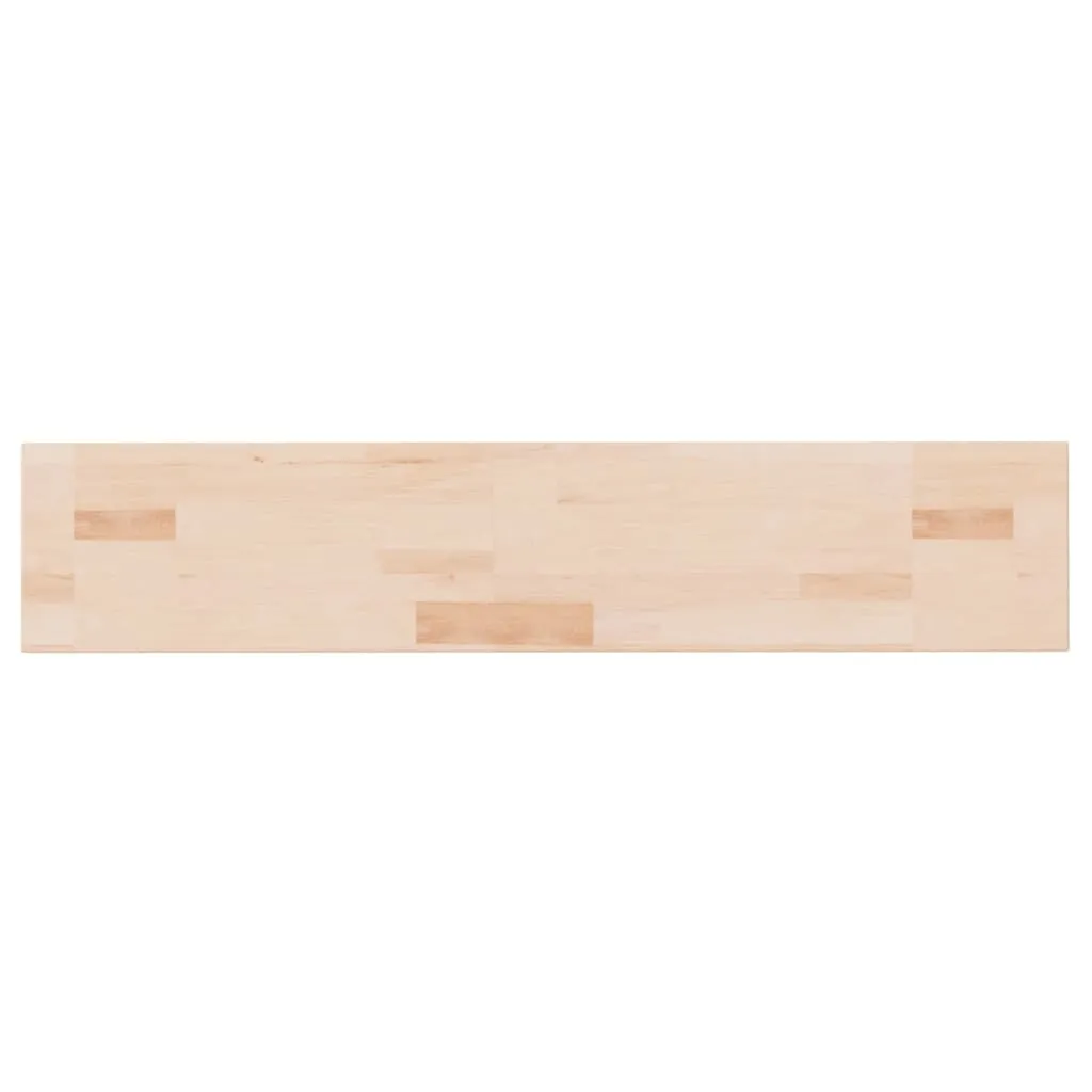 vidaXL Shelf Board 100x20x2.5 cm Untreated Solid Wood Oak