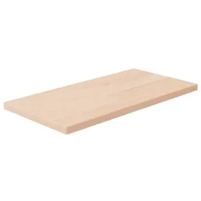 vidaXL Shelf Board 40x20x1.5 cm Untreated Solid Wood Oak
