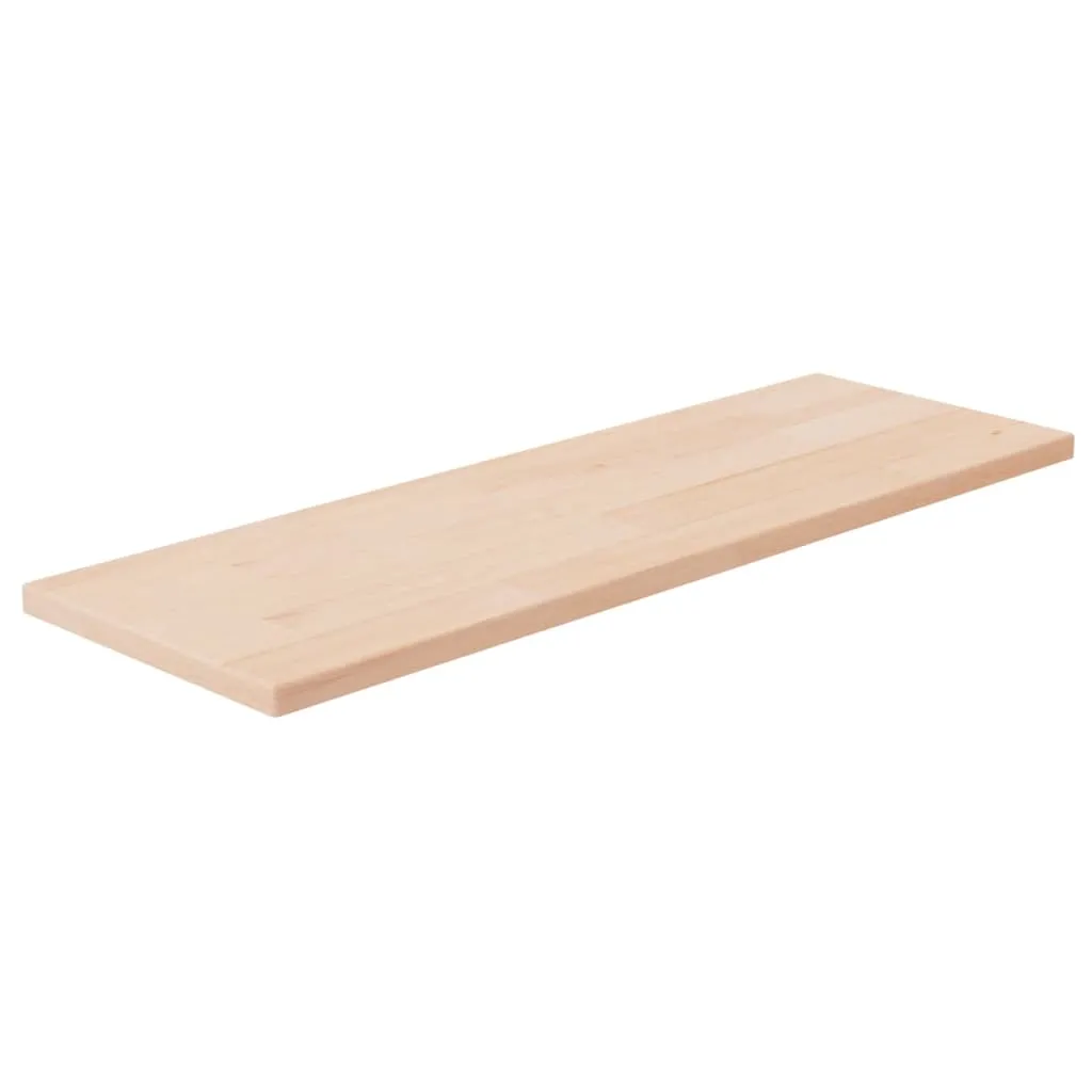 vidaXL Shelf Board 60x20x1.5 cm Untreated Solid Wood Oak