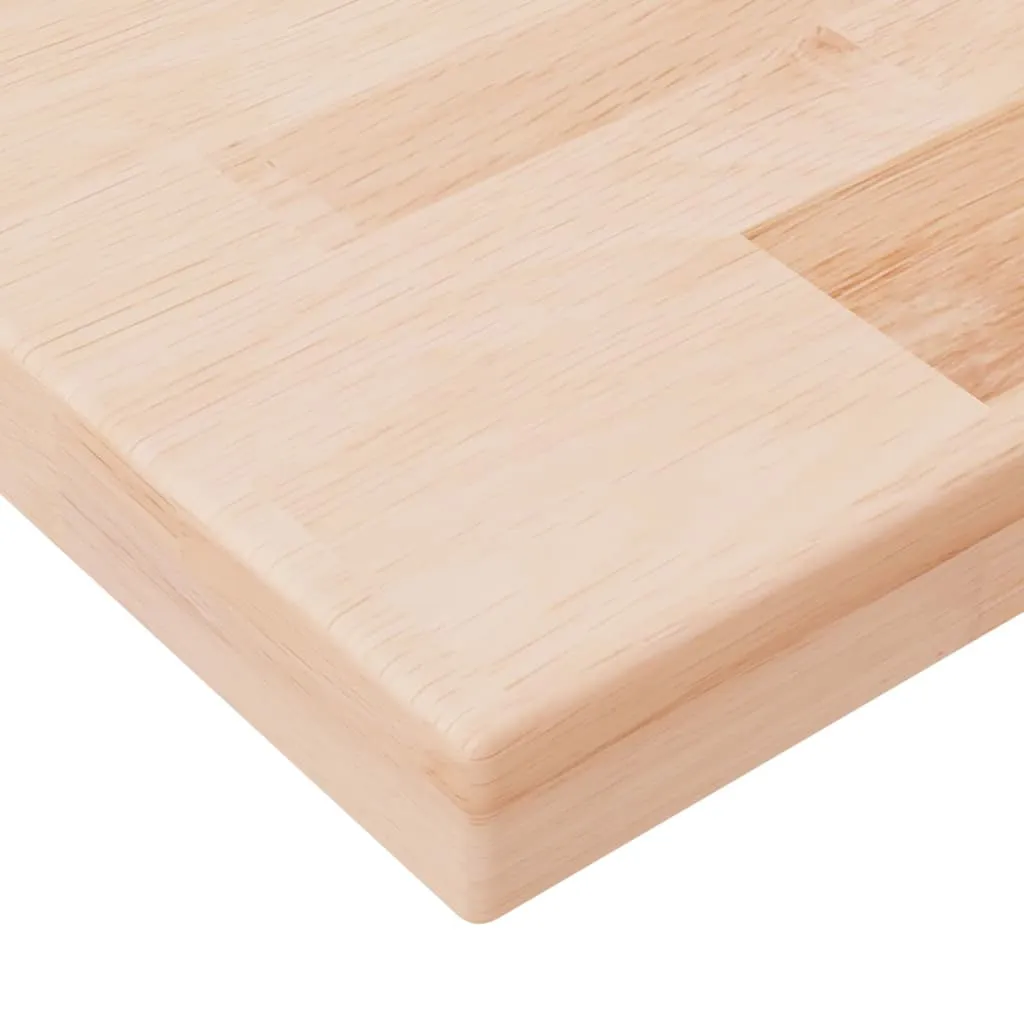 vidaXL Shelf Board 80x20x2.5 cm Untreated Solid Wood Oak