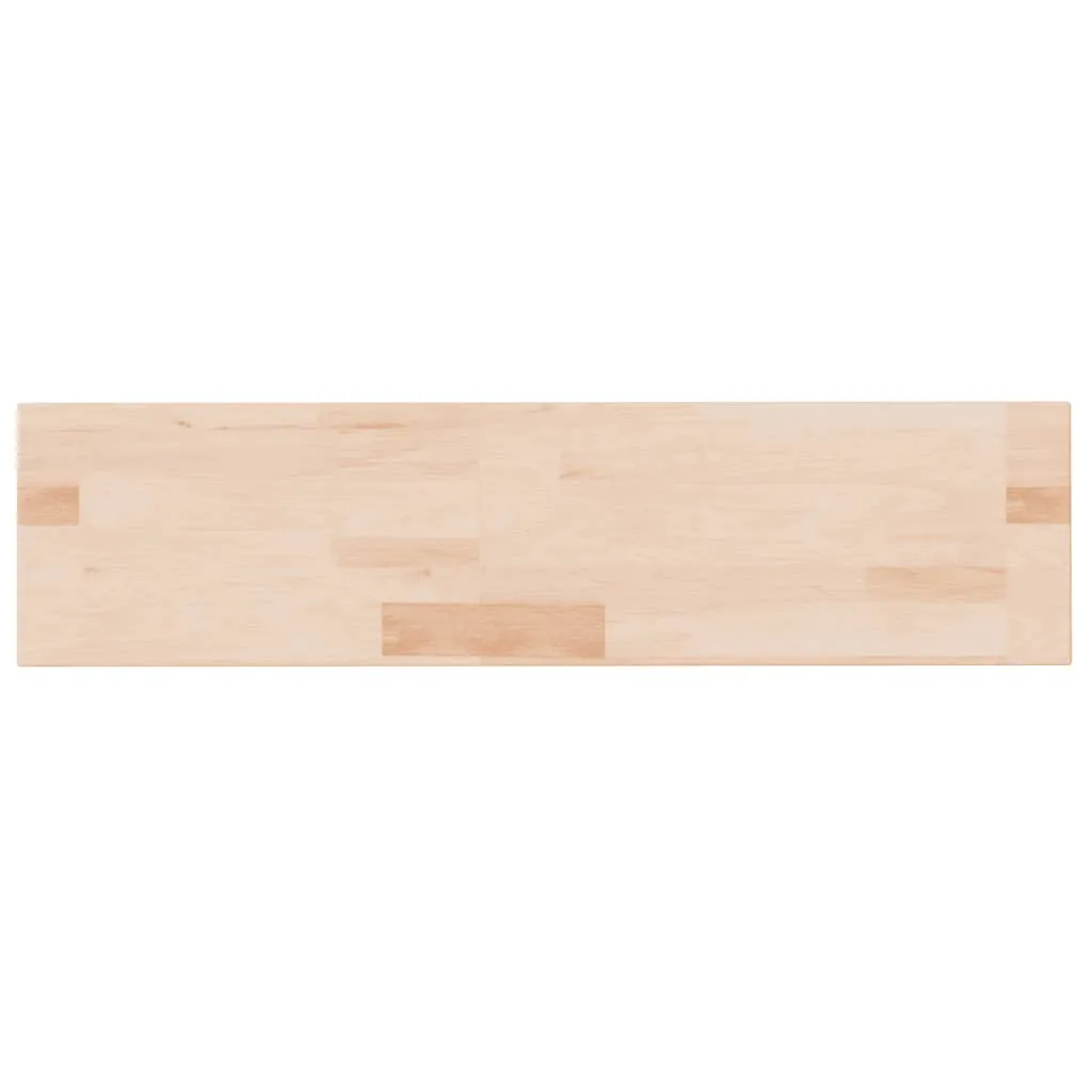 vidaXL Shelf Board 80x20x2.5 cm Untreated Solid Wood Oak