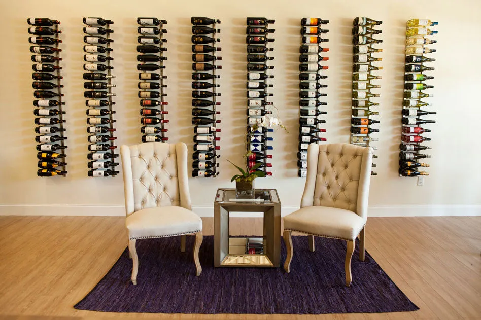 VintageView Wall Wine Rack Kit 6' (18 to 54 bottles)