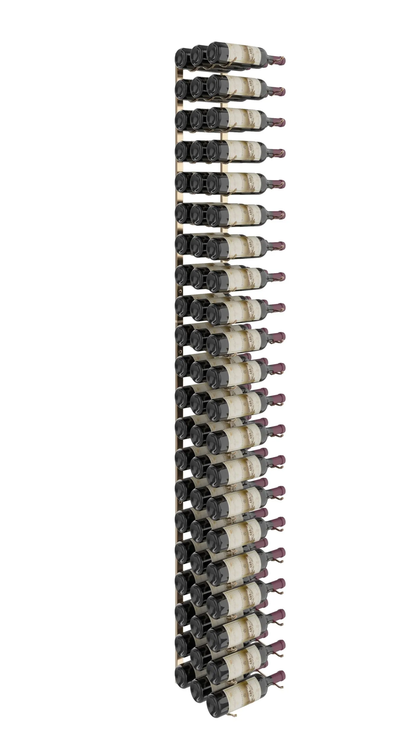 VintageView Wall Wine Rack Kit 7' (21 to 63 bottles)