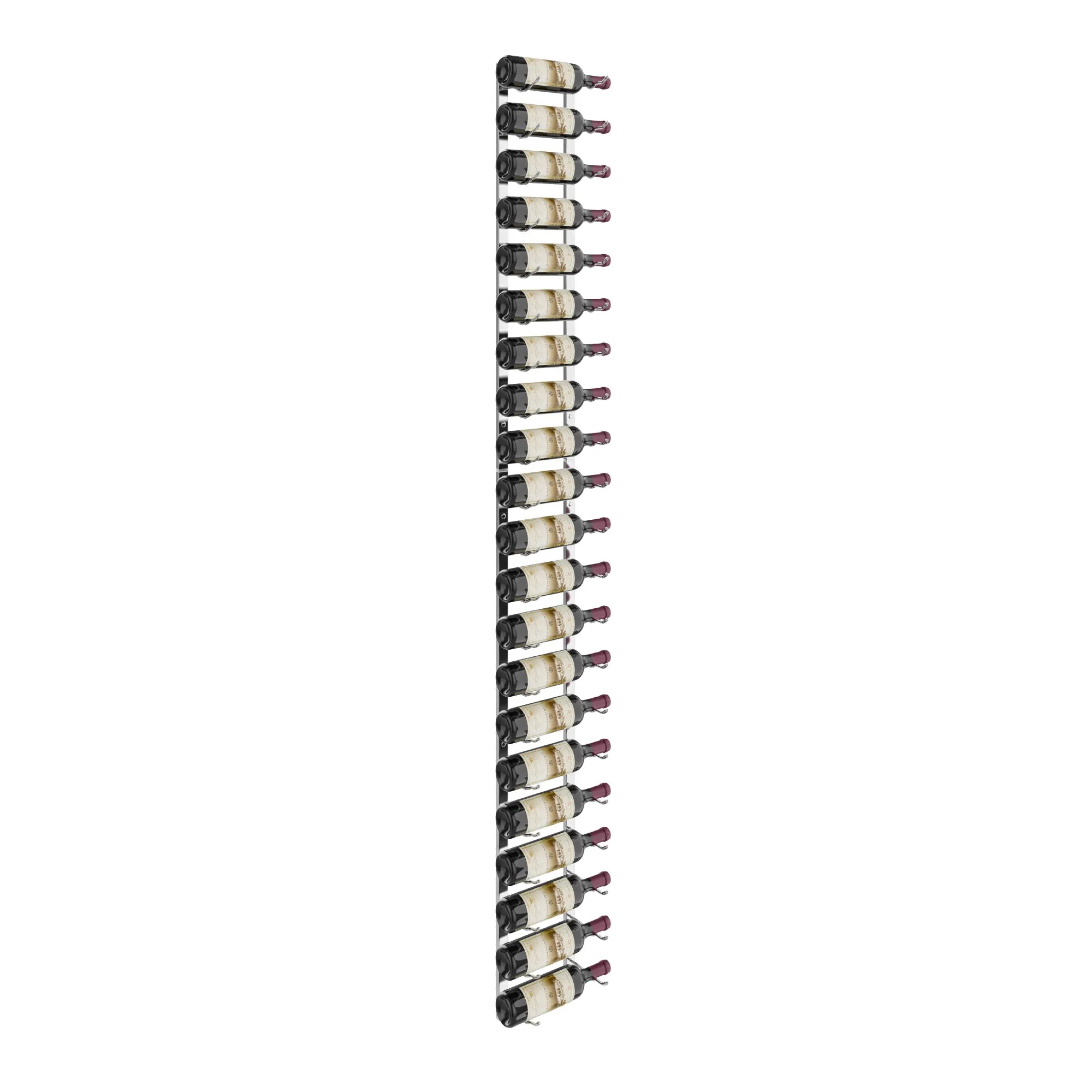 VintageView Wall Wine Rack Kit 7' (21 to 63 bottles)
