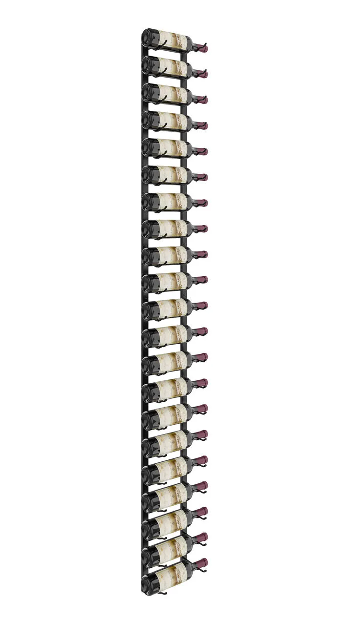 VintageView Wall Wine Rack Kit 7' (21 to 63 bottles)