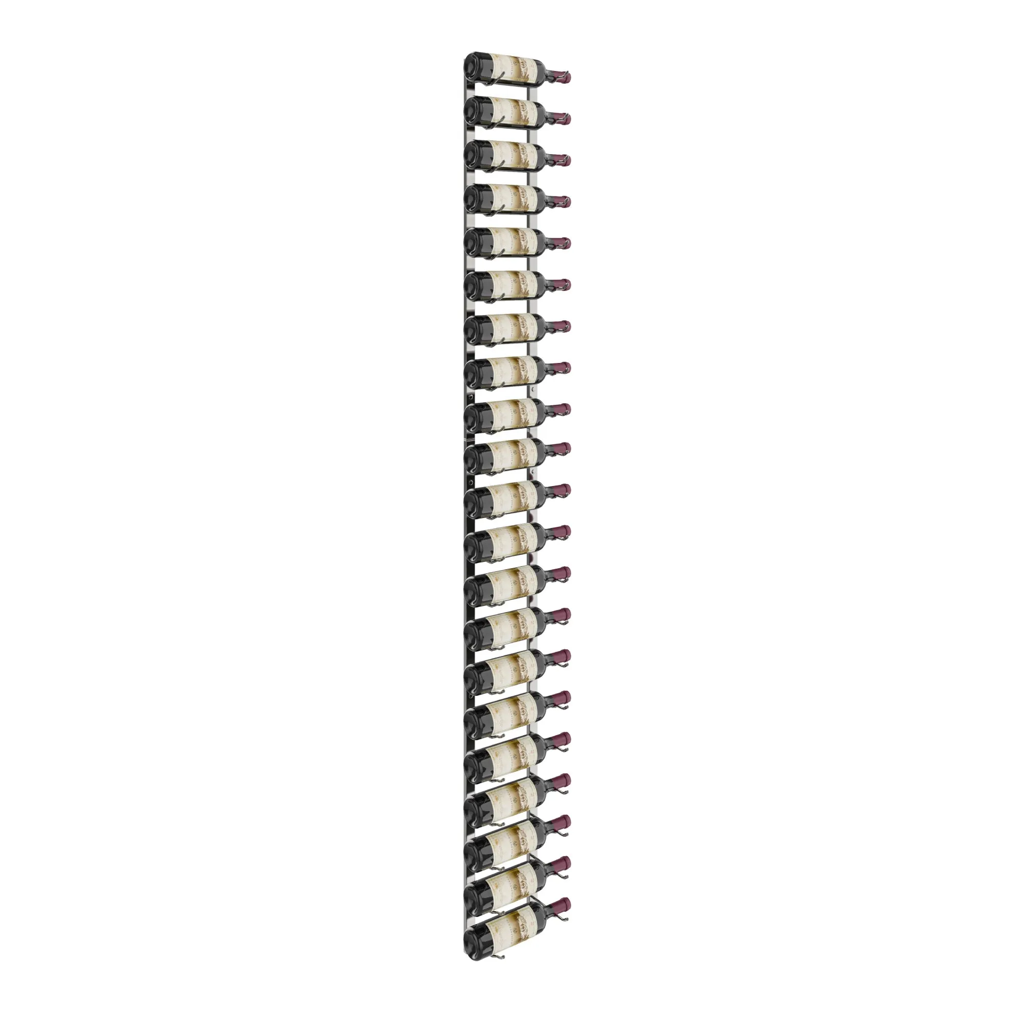 VintageView Wall Wine Rack Kit 7' (21 to 63 bottles)