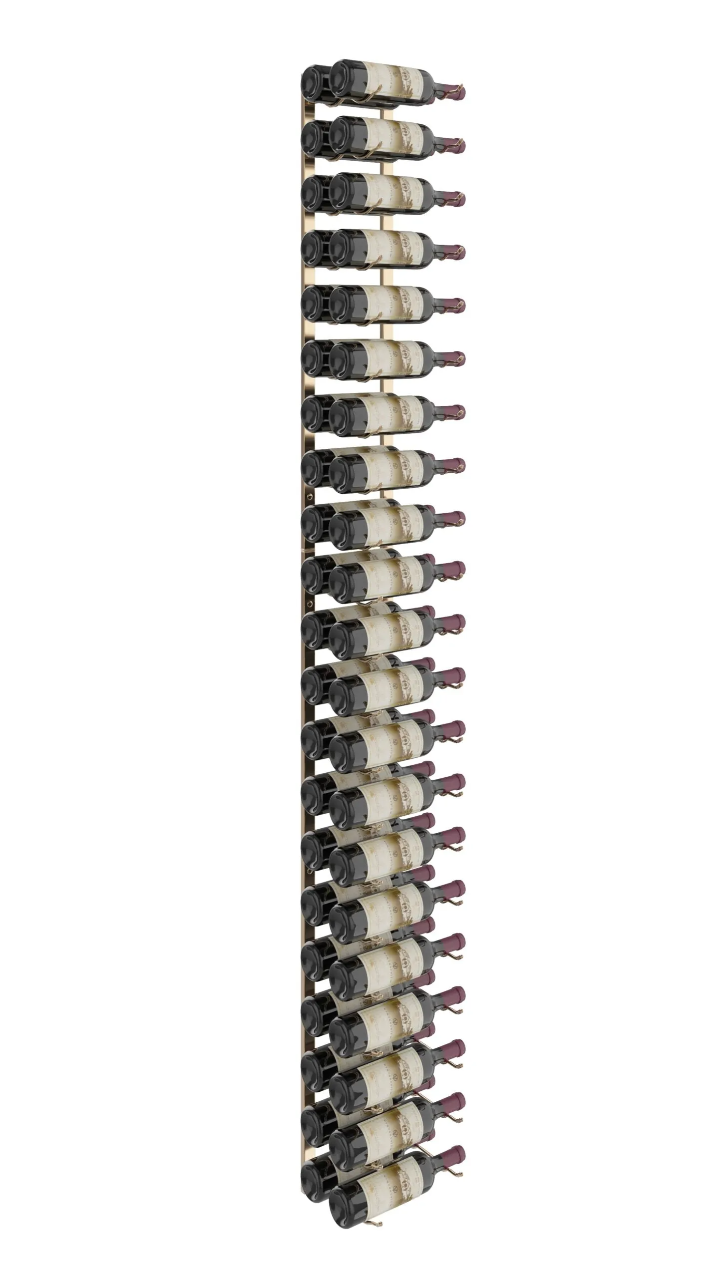 VintageView Wall Wine Rack Kit 7' (21 to 63 bottles)