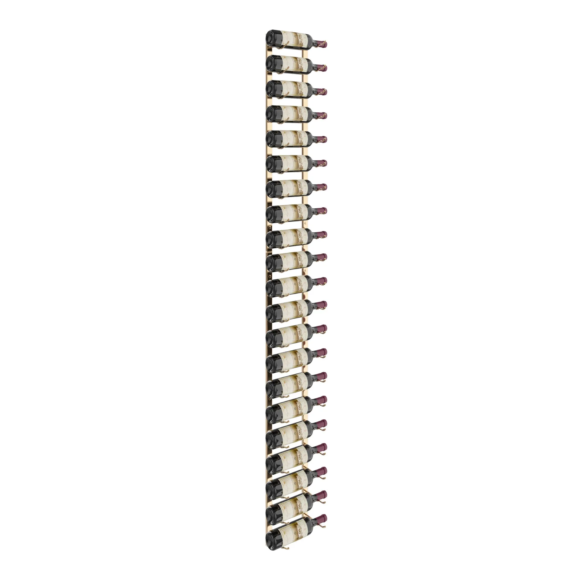 VintageView Wall Wine Rack Kit 7' (21 to 63 bottles)