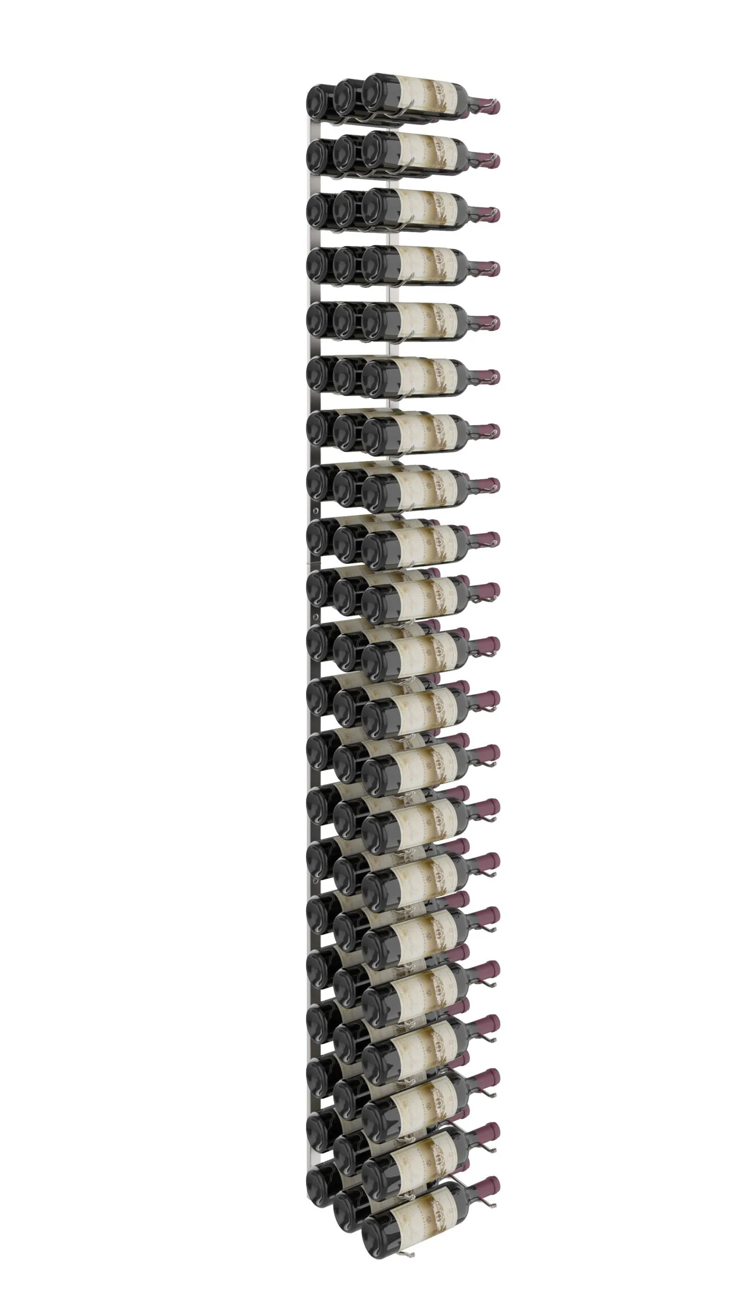 VintageView Wall Wine Rack Kit 7' (21 to 63 bottles)