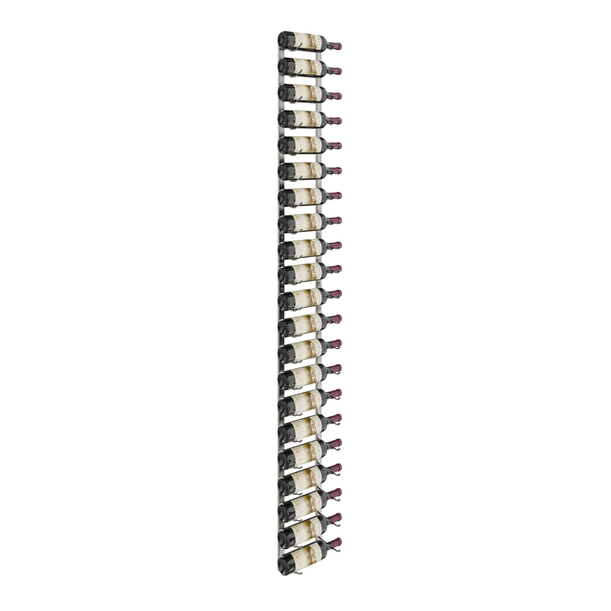 VintageView Wall Wine Rack Kit 7' (21 to 63 bottles)