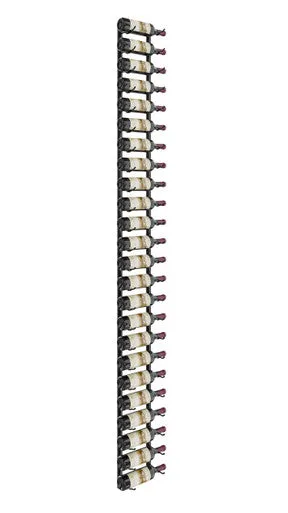 W Series Wine Rack 8 (modern wall mounted metal bottle storage)