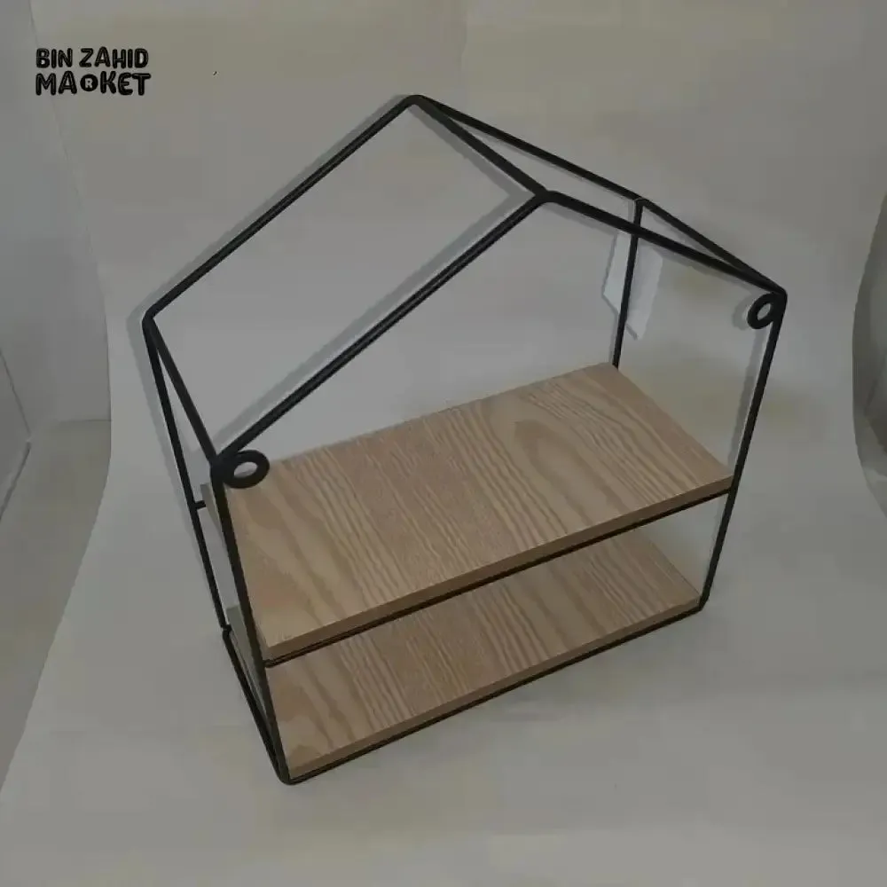 WALL MOUNTED HOME SHAPED SHELF