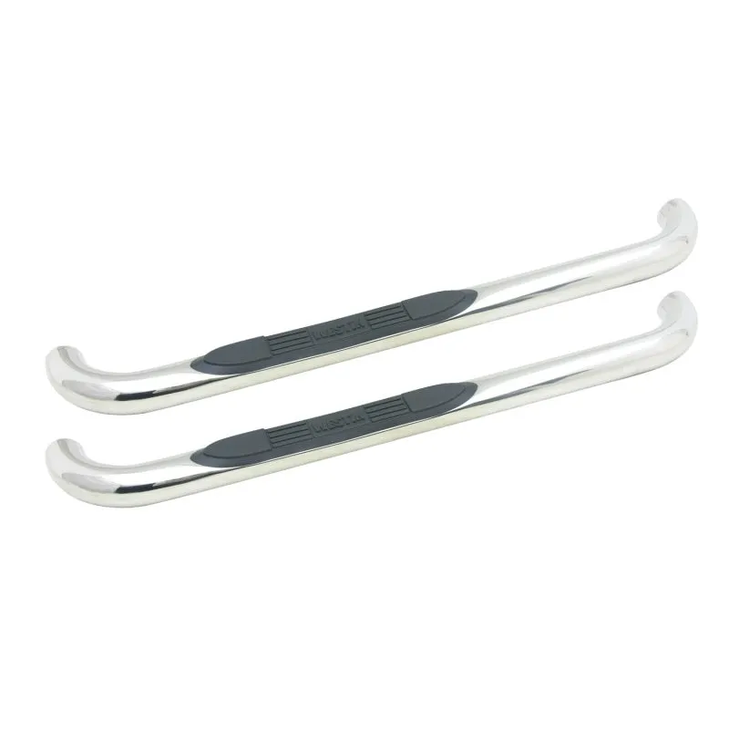 Westin E-Series 3 in OD Bent Step Bars - Polished Stainless - Standard Cab - Ram Fullsize Truck 2009-21 - Pair
