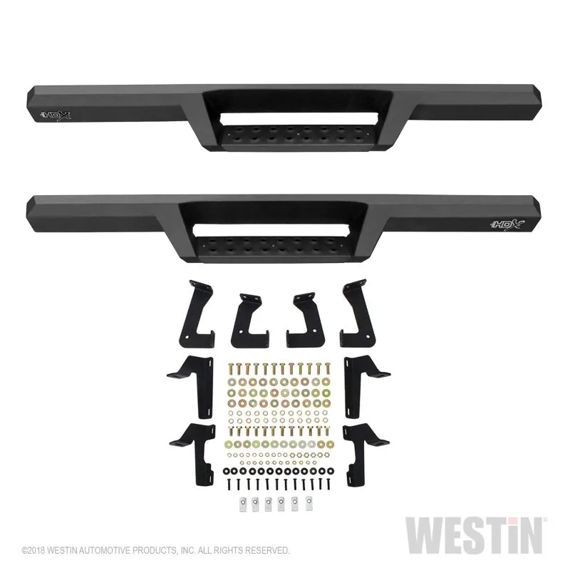 Westin HDX Drop Step Bars - Black Powder Coat - Jeep Wrangler JL 2018-21 - Pair