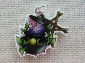 Witch's Cauldron Needle Minder, Cover Minder, Magnet