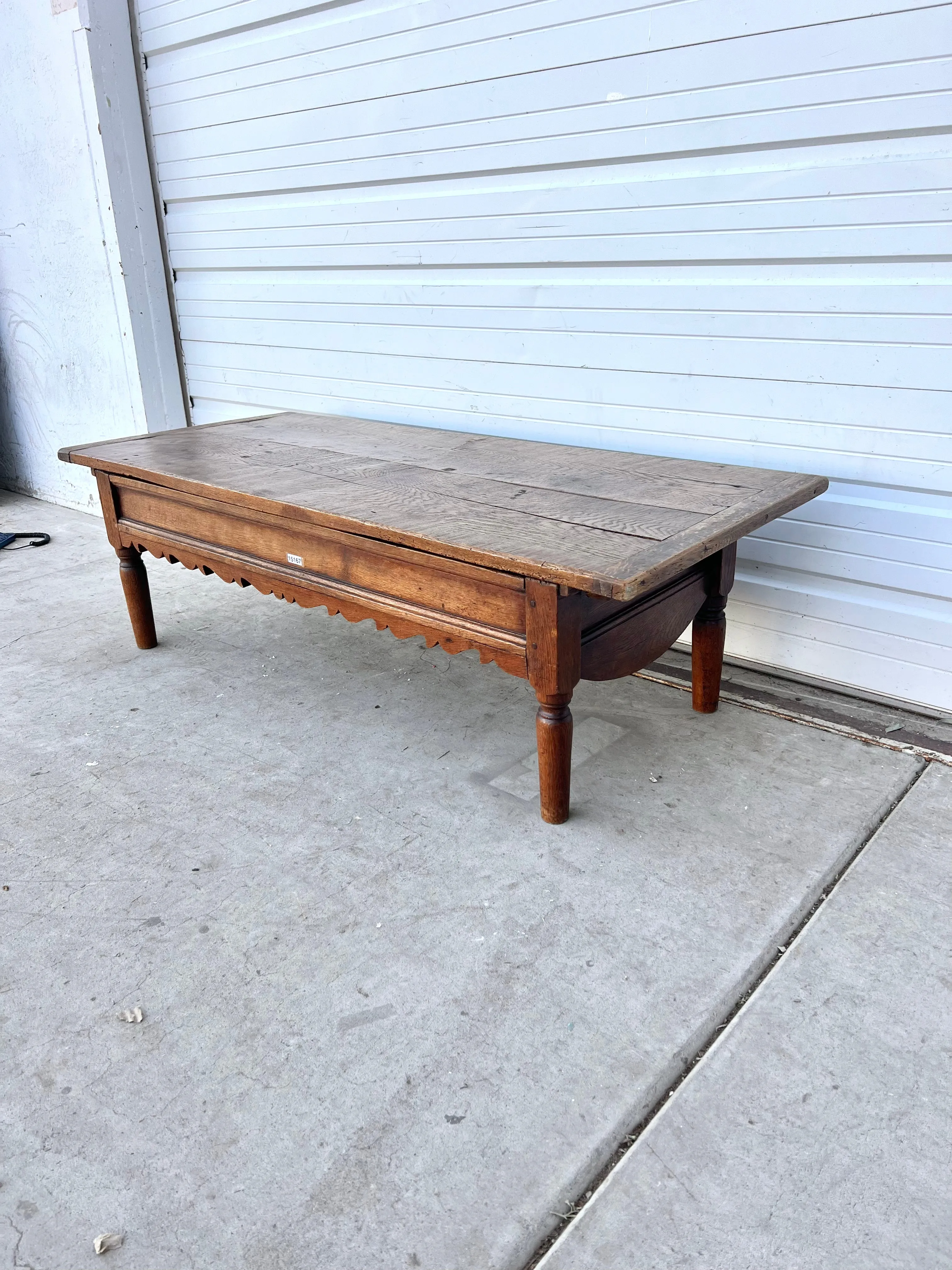 Wood Sliding Top Coffee Table