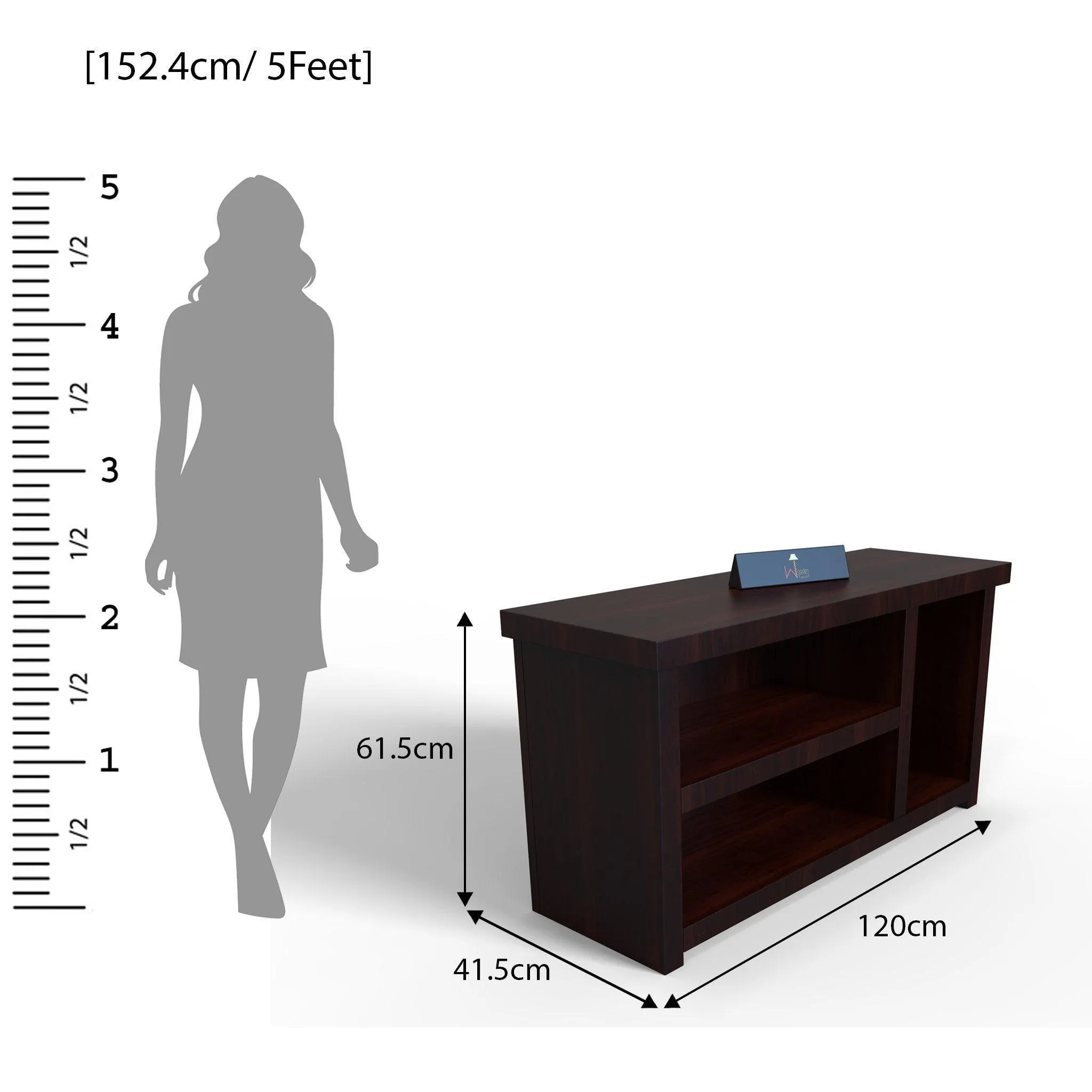 Wooden Shoe Rack (Teak Wood)