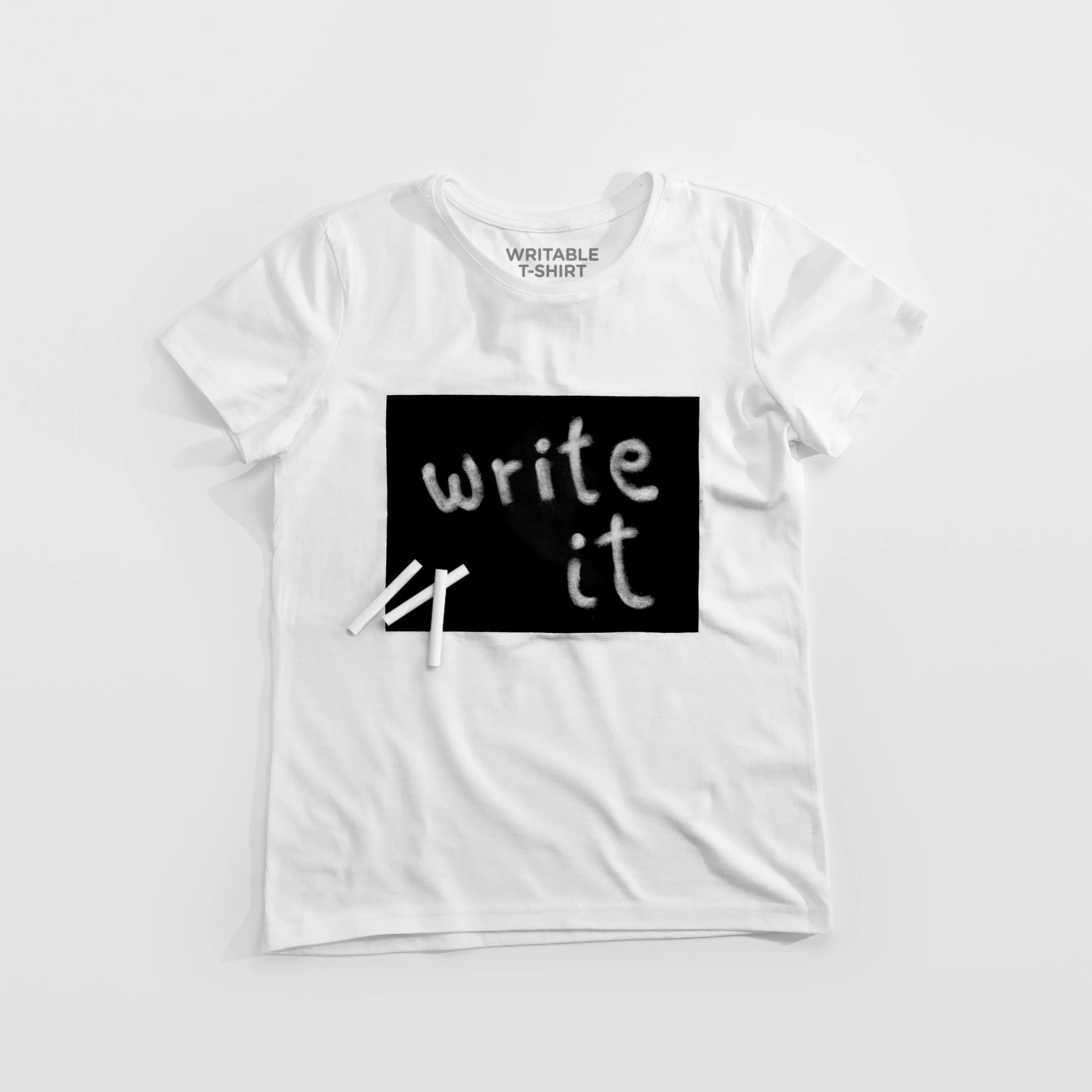 writable t-shirt BLOCK HERS