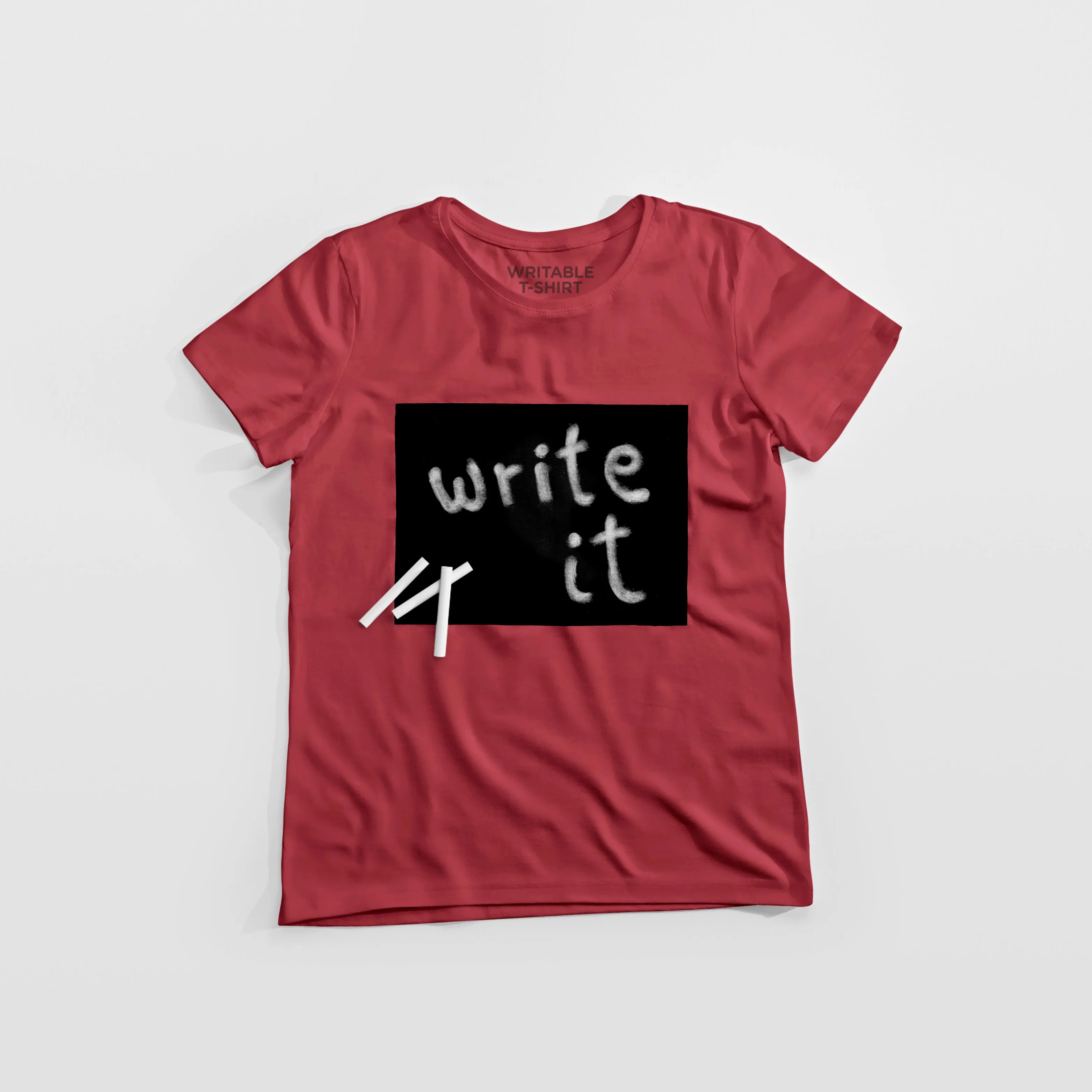 writable t-shirt BLOCK HERS