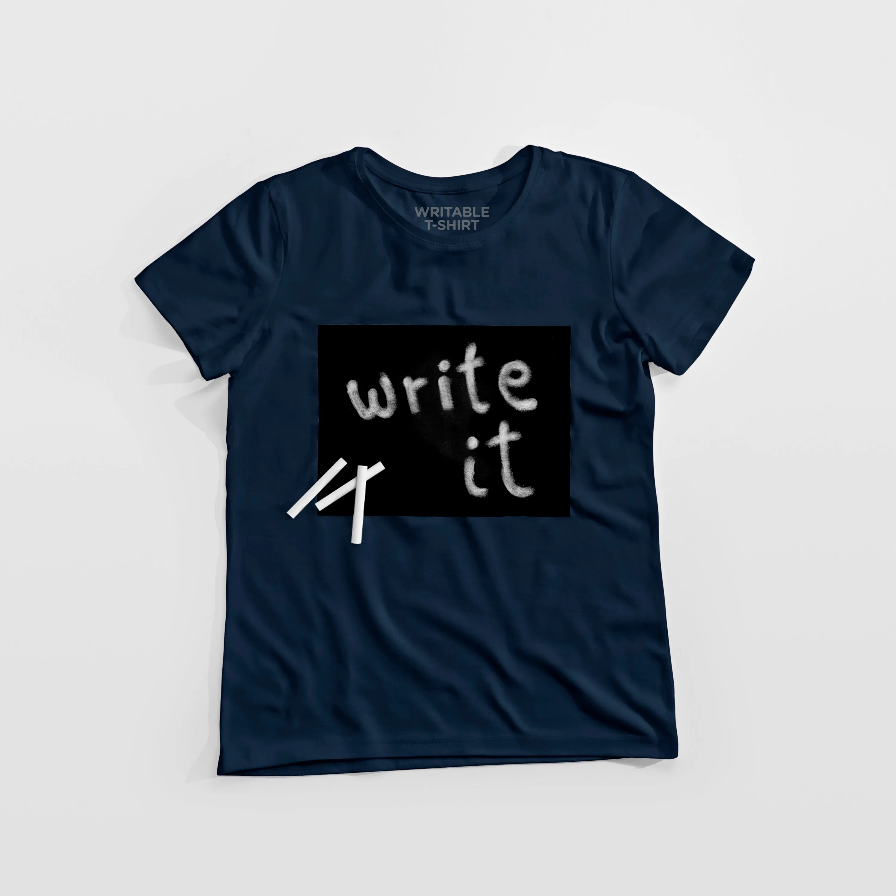 writable t-shirt BLOCK HERS