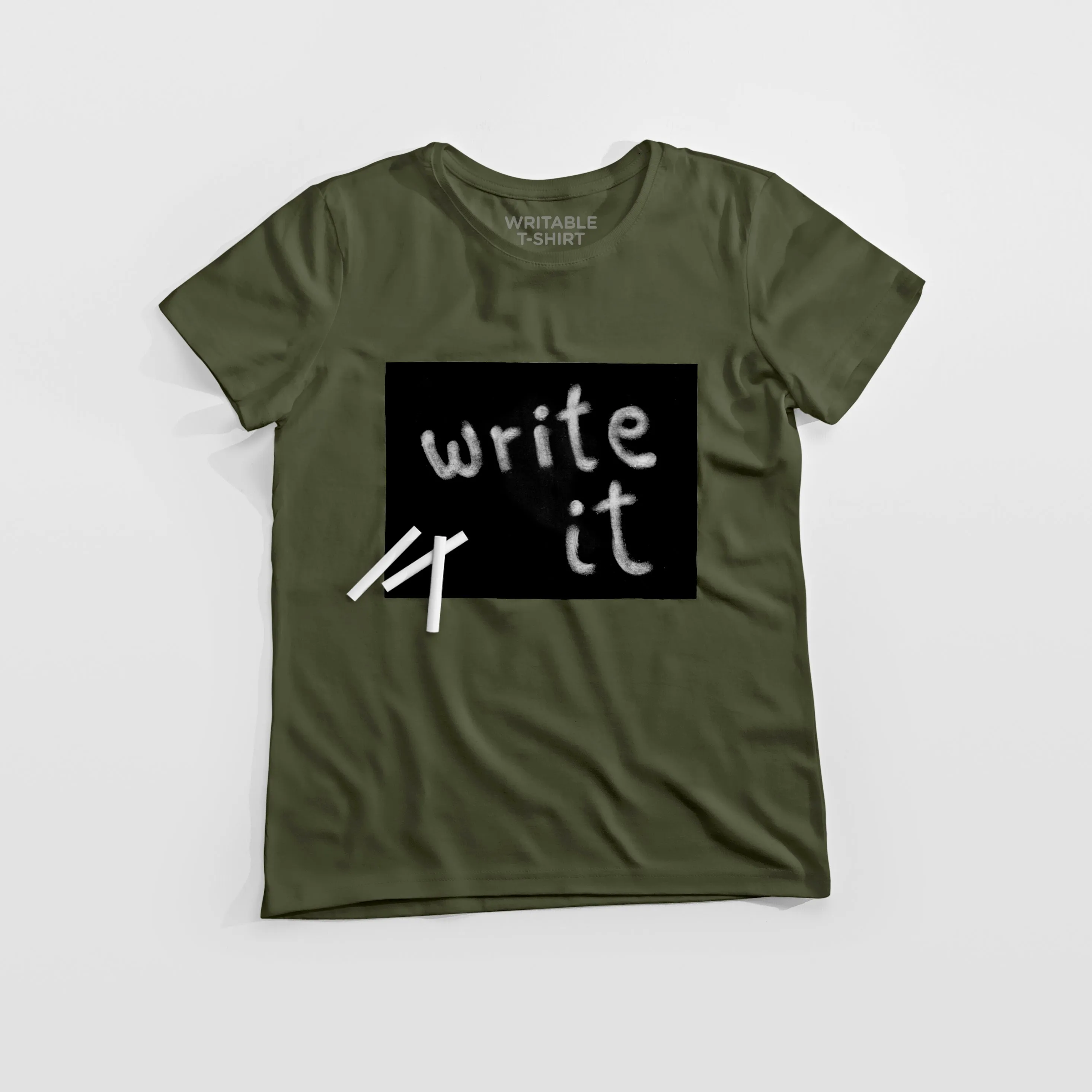 writable t-shirt BLOCK HERS