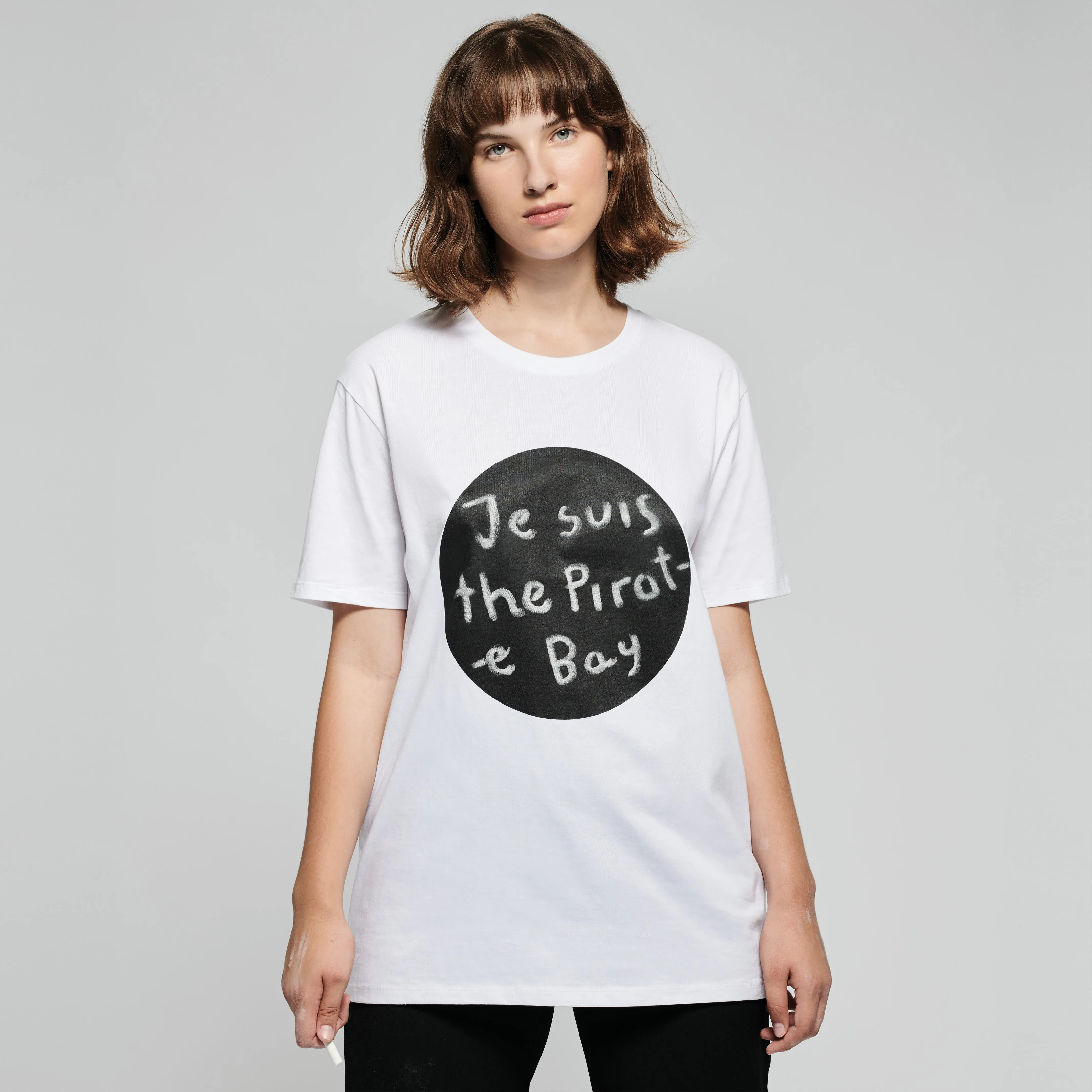 writable t-shirt DOT print