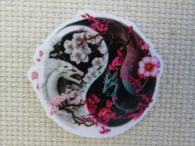 Yin Yang Dragons Needle Minder, Cover Minder, Magnet
