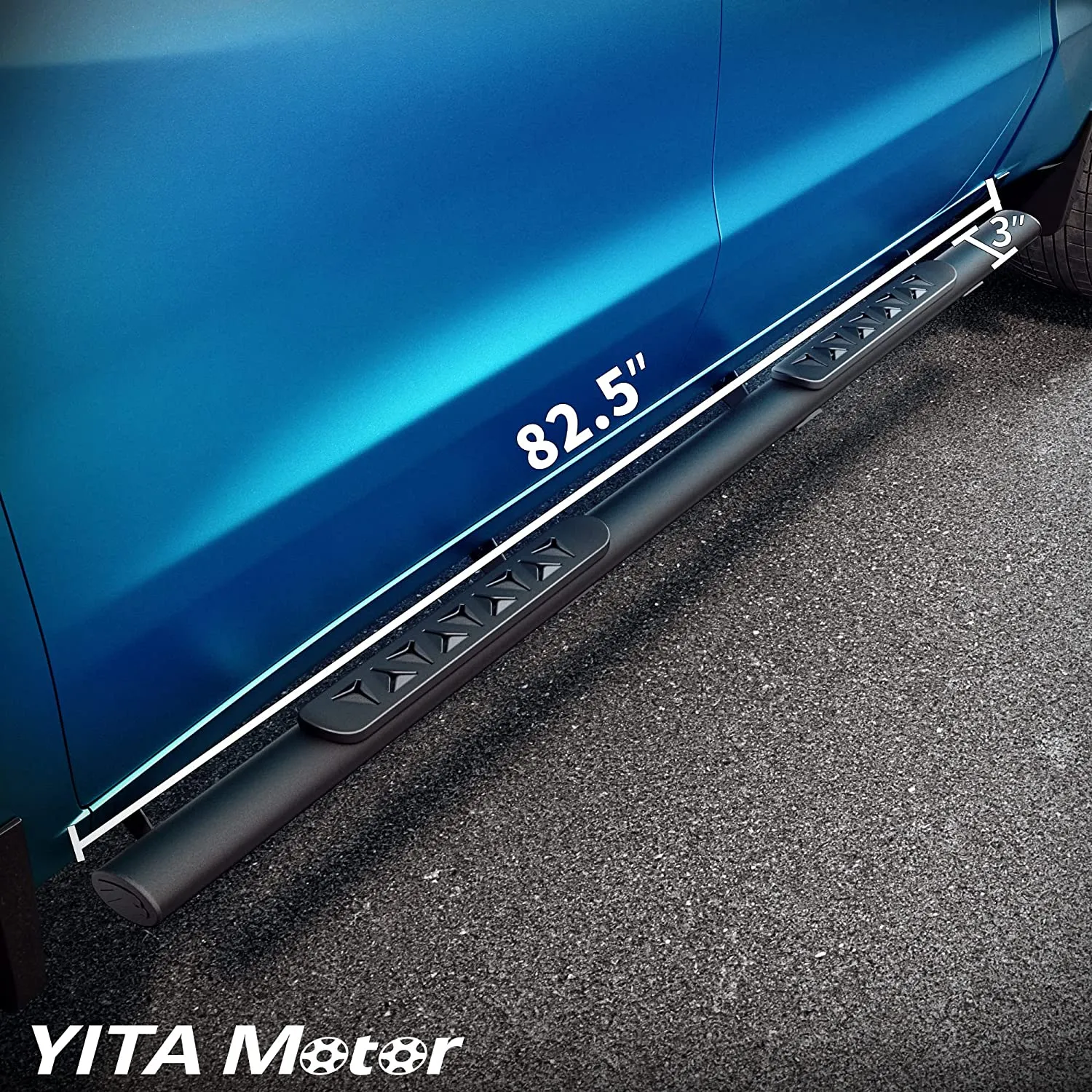YITAMOTOR® 2019-2025 Dodge Ram 1500 Crew Cab New Body, Off-Road Running Boards(Only Fit 2019-2025 New Body)