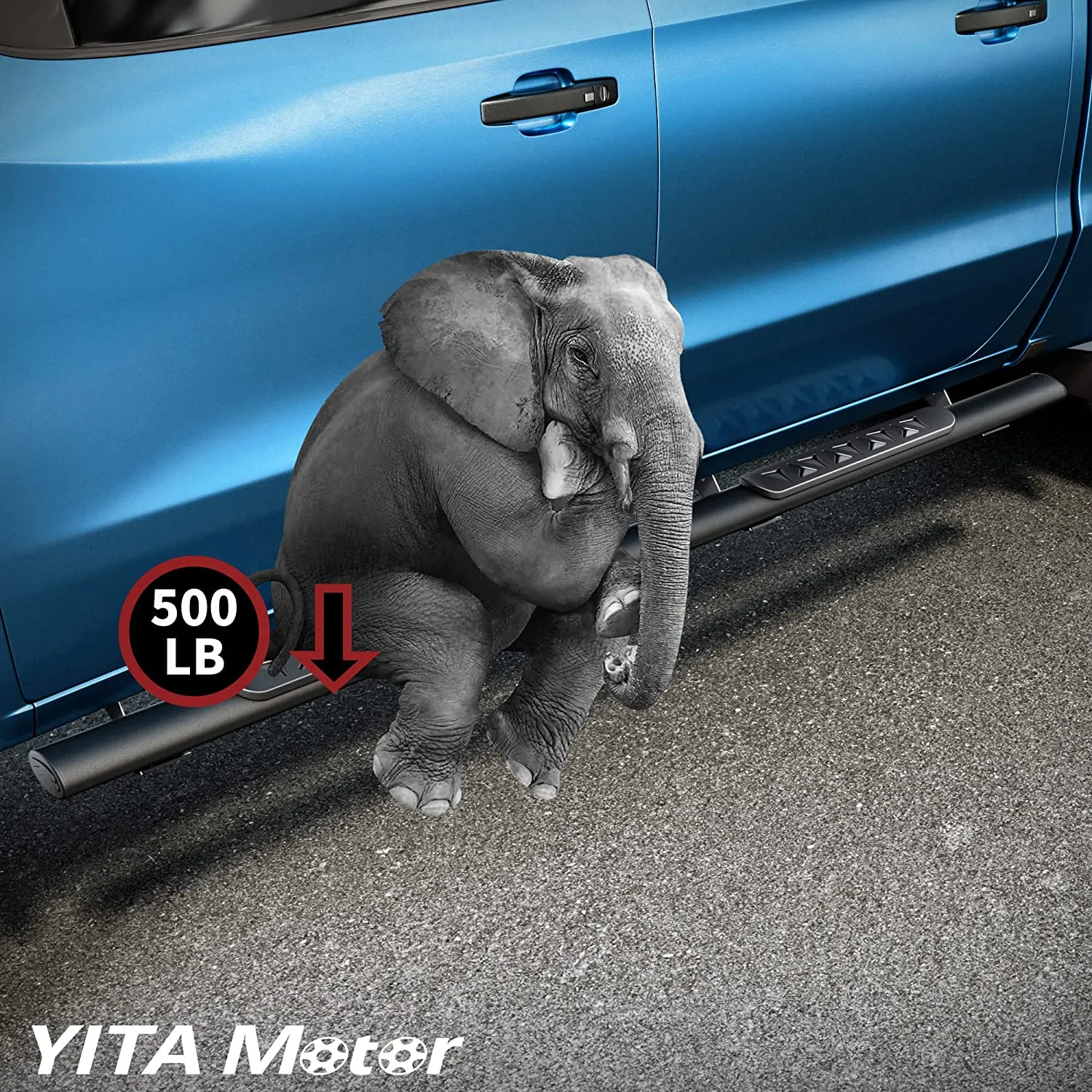 YITAMOTOR® 2019-2025 Dodge Ram 1500 Crew Cab New Body, Off-Road Running Boards(Only Fit 2019-2025 New Body)