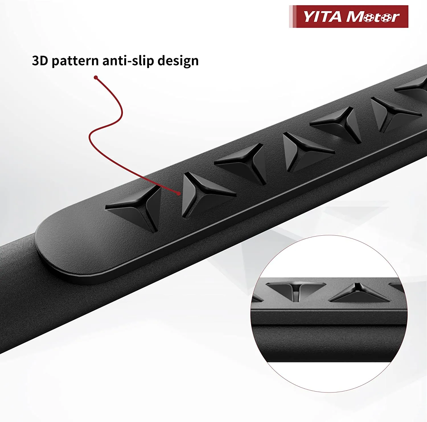 YITAMOTOR® 2019-2025 Dodge Ram 1500 Crew Cab New Body, Off-Road Running Boards(Only Fit 2019-2025 New Body)