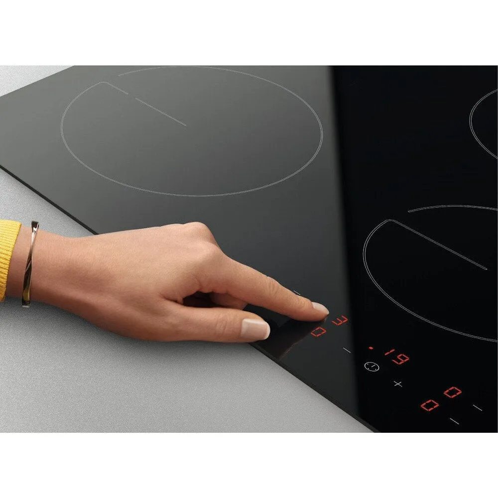 Zanussi ZHRN673K Ceramic Hob, Black Frameless